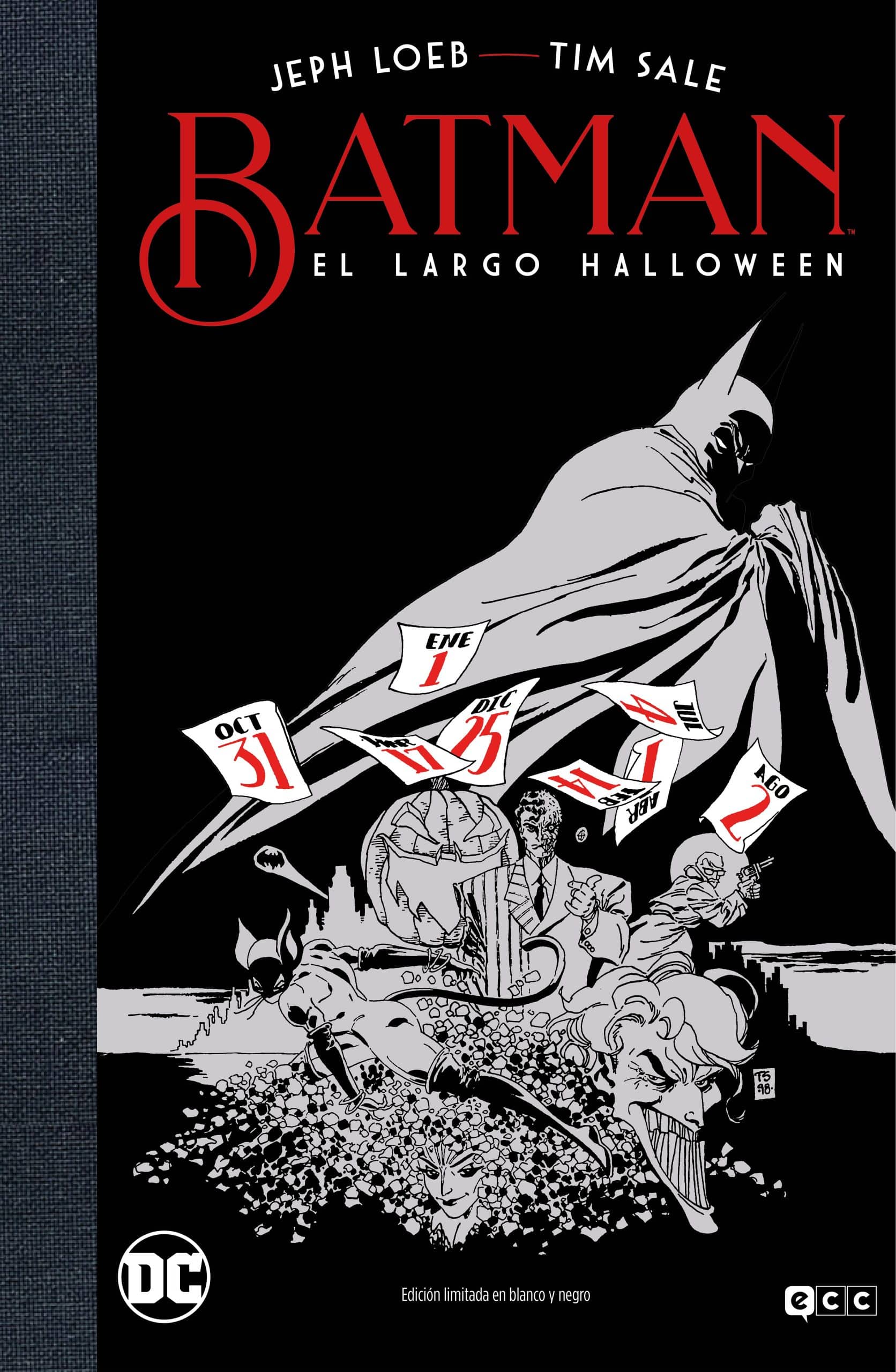 BATMAN: EL LARGO HALLOWEEN - EDICIÓN DELUXE EN BLANCO Y NEGRO - Galaktus  comics
